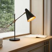 Nelu pöytävalaisin, musta, korkeus 60 cm, metallia, säädettävä