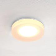 Bopp LED-kattovalaisin One, alumiinivärinen, Ø 9 cm