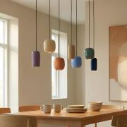 Lucande-riippuvalaisin Narion, 7-valo, värikäs, metalli, GU10