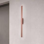 LED-seinävalaisin Demi M, tiilenpunainen, alumiini, korkeus 100 cm, IP...