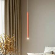 Riippuvalaisin Sopel 1, tiilenpunainen, 1-lamppuinen, teräs, Ø 5 cm