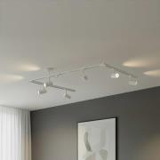 Lindby kiskojärjestelmä Linaro, GU10, 6-lamppuinen, valkoinen, C-muoto...