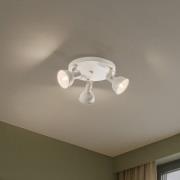 Kattovalaisin Trogir, beige, 3-lamppuinen, teräs, Ø 30 cm