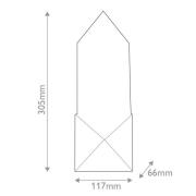 LED-seinävalaisin CAESAR, vanha messinki, korkeus 31 cm Metalli/alabas...