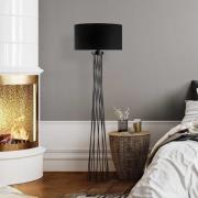 Lattiavalaisin Tall 13470, musta, kangas, korkeus 175 cm