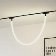 Lindby LED-valokaapeli Lumaro, pituus 150cm, tekstiili, 48V