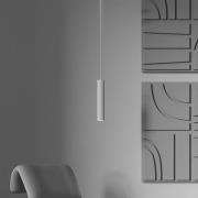 Maytoni-riippuvalaisin Calipso, valkoinen, Ø 5.6cm, alumiini, GU10