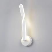 LED-seinävalaisin Ginko, valkoinen mattapintainen, metalli, korkeus 45...