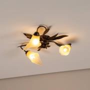 Alga kattovalaisin, 3-valo, rauta, lasi, Florentine