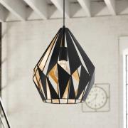 Riippuvalo Carlton, musta Ø 31 cm