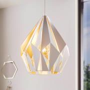 Riippuvalo Carlton, valkoinen-kulta, Ø 31 cm