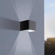 LED-ulkoseinälamppu Doninni 1, Up&Down, musta