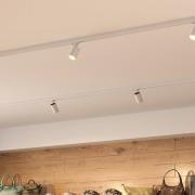 3-kytkentäinen kiskopistevalaisin Can, valkoinen, alumiini, GU10,