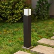 Facado II polkuvalaisin, korkeus 65 cm, kulmikas, tummanharmaa/opali