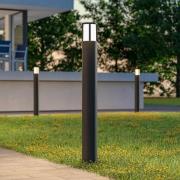 Facado II polkuvalaisin, korkeus 100 cm, pyöreä, tummanharmaa/opali