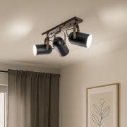 Esra kattovalaisin, musta, pituus 45 cm, metalli, 3-valo, 3 valoa