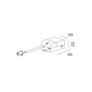 WEVER & DUCRÉ LED-muuntaja 350 mA 6 W, 8,6–18 V, ei himmennettävä