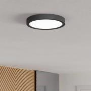 Edale-kattokruunu 6xkangasvarjostin cappuccino ov.