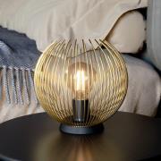 Venezuelan pöytävalaisin, kultaisista tangoista valmistettu varjostin