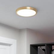 LED pinta-asennuspaneeli Fueva 5 IP20 830 messinki Ø28,5cm