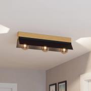 Kattovalaisin Tarrafo musta, luonnonpuu, 3-valo, 3 valoa