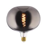 LED-lamppu E27 4W Big Size omenan muotoinen hehkulanka kromi