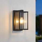 EGLO Budrone -ulkoseinälamppu musta/kirkas