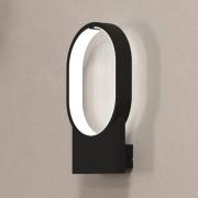 LED-seinävalaisin Codriales, musta