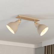 Kattovalaisin Arrecife hiekka/puu, 2-lamppuinen