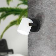 Seinävalaisin Hornwood puuyksityiskohdin valkoinen