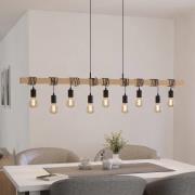 Townshend-riippuvalaisin, pituus 150 cm, musta/puu, 9-valo.