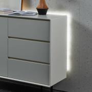 Riippuvalaisin Oilella, musta-harmaa, pituus 95 cm, lasi, 3-valo.