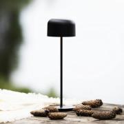LED-akkukäyttöinen LED-pöytälamppu Lille, korkeus 36 cm, musta, IP54, ...