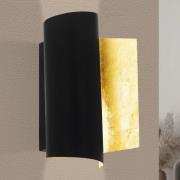 Falicetto seinävalaisin, musta/kullanvärinen