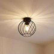 Lindby kattovalaisin Danika, Ø 25 cm, musta, metallia