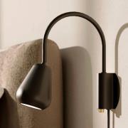 Nuura seinäkohdevalaisin Anoli, musta, metalli, GU10, pistoke