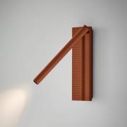 Bover LED-seinävalaisin Arid A/03 terrakotta, alumiini, 2700 K