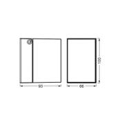 OSRAM ulkoseinälamppu ENDURA CLASSIC CUBE musta metalli IP44