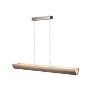 LED-riippuvalaisin Monterra, pituus 132 cm, ruskea, puu