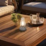 LED-akku-pöytälamppu Brilo unplugged Kanea, antrasiitti, 18 cm