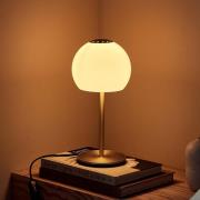 FRANDSEN pöytävalaisin Ball Glass, hiekanharmaa, lasi, 37 cm, E14