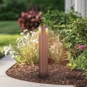 Lucande LED-polkuvalaisin Raiku, ruosteenvärinen, alumiini, 65 cm