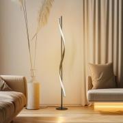 Lindby LED-lattiavalaisin Munja, musta, metallia, himmennettävä