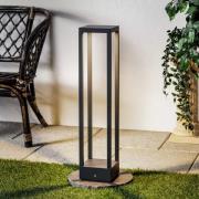 Lucande Carlota LED-riippuvalaisin, antrasiitti, 65 cm, metallia