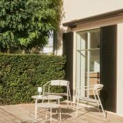 AYTM LED-akkukäyttöinen pöytävalaisin Luceo, valkoinen, IP44