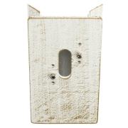 Ulkoseinävalaisimen kulmakiinnike, valko-kulta