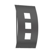 Graal ulkoseinävalaisin, jauhemaalattu