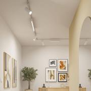 Paulmann URail LED-kiskospotti Theron, 3000K, signaalivalkoinen