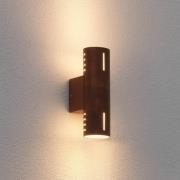 Ulkoseinävalaisin Cuneo, ruosteenvärinen, 25 cm, metalli, ylös/alas
