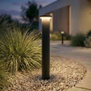 Lindby LED-pylväsvalaisin Cirel, korkeus 45 cm, musta, IP65